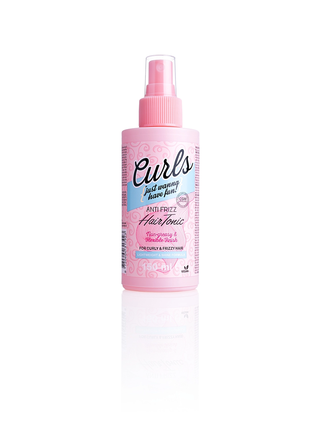 Photographie packshot d'une lotion capillaire antifrizz sur fond blanc - Photographe packshot cosmétiques - photographe e-commerce - photographe produits cosmétiques - Aurore Aivrest